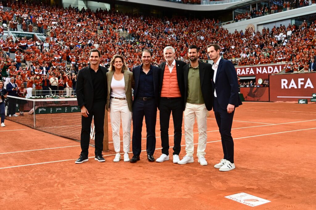 Rafael Nadal, omagiat într-un mod impresionant la Roland Garros! Djokovic, Federer şi Murray, alături de el!
