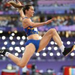 Alina Rotaru-Kottmann, în timpul unui concurs