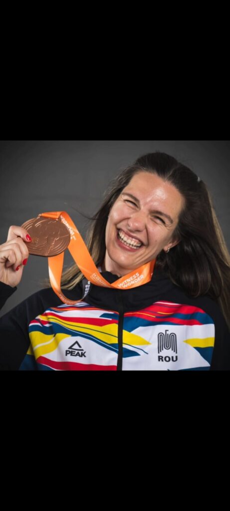 Alina Rotaru-Kottmann, în timpul unui concurs