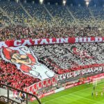 Scenografia afișată de fanii lui Dinamo, la derby-ul cu FCSB