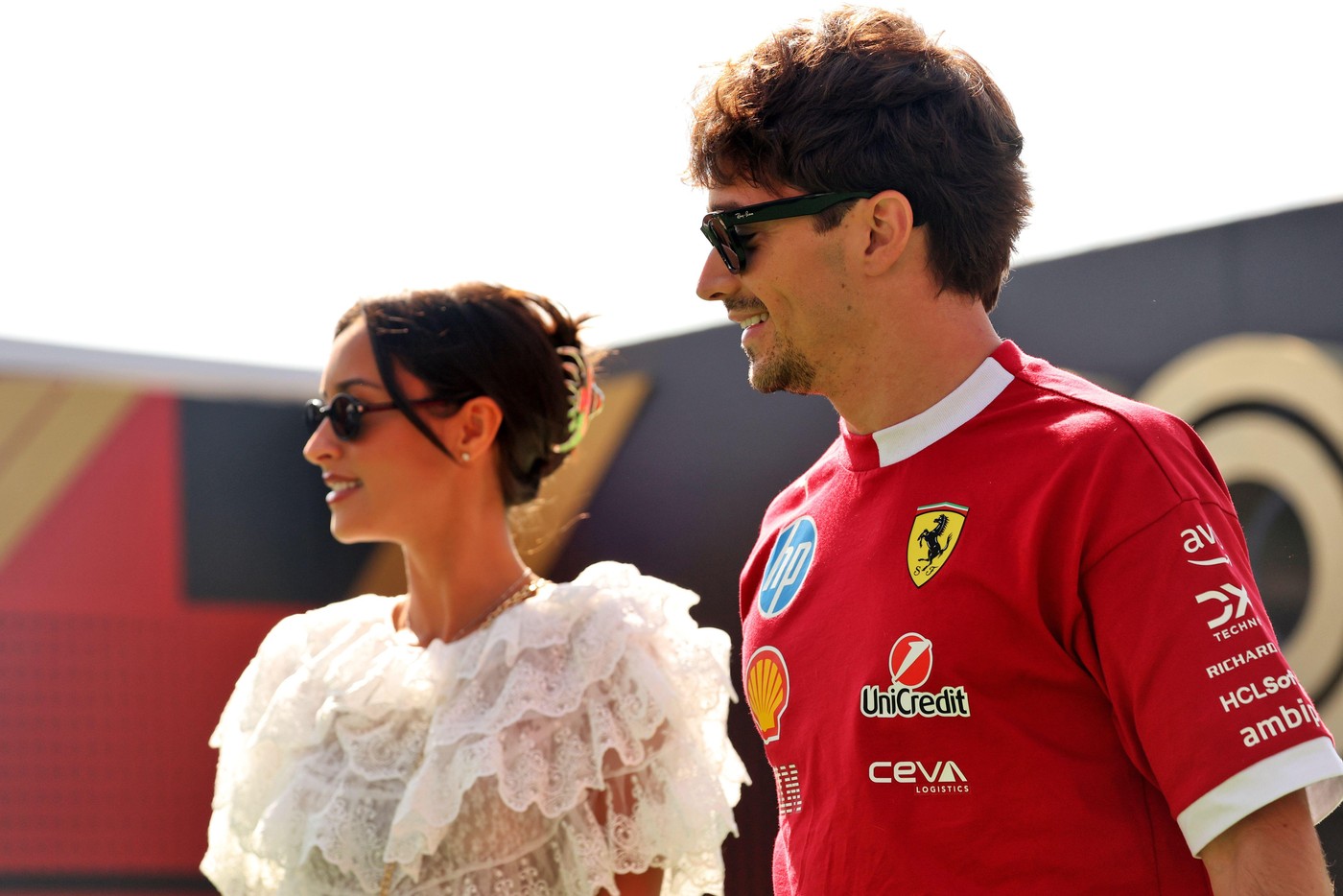 Alexandra Saint Mleux şi Charles Leclerc - Profimedia Images