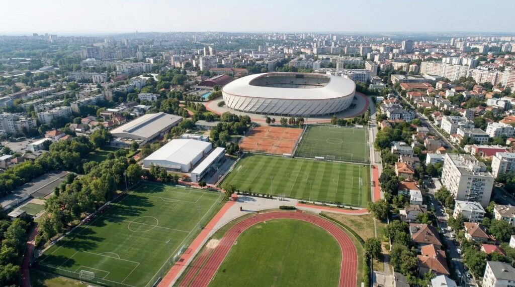 Noi imagini cu stadionul din România, de 117.000.000 de euro! Ce echipă va juca aici din 2028