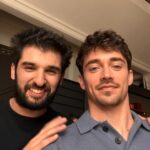 Juratul Chefi la cuțite Chef Richard Abou Zaki filmează la Milano cu pilotul F1 Charles Leclerc