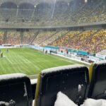 Gazonul de pe Arena Naţională, înainte de Rapid - Dinamo / Antena Sport