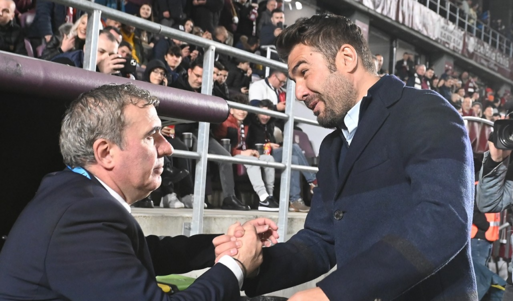 Adrian Mutu și Gică Hagi
