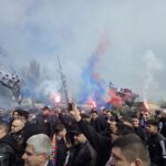 Mirel Rădoi, discurs în faţa fanilor FCSB. Primire emoţionantă cu torţe şi cântece la baza FCSB