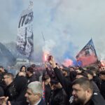 Mirel Rădoi, discurs în faţa fanilor FCSB. Primire emoţionantă cu torţe şi cântece la baza FCSB