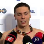 David Popovici, în timpul unui interviu