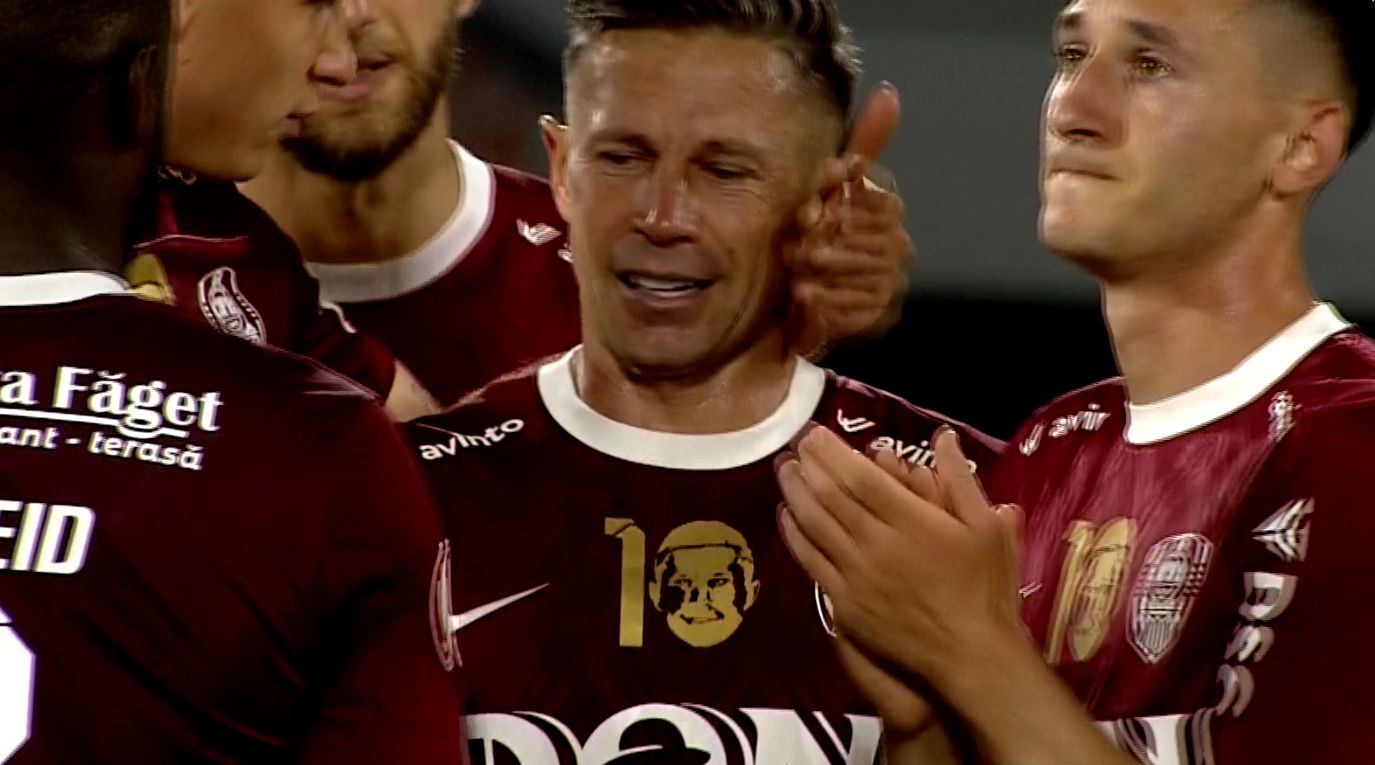Ciprian Deac a plâns ca un copil la ultimul meci al lui ca jucător de fotbal! Imagini emoţionante