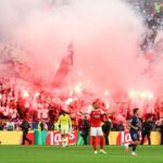 Peluza lui PSG, după golul marcat de Ousmane Dembele