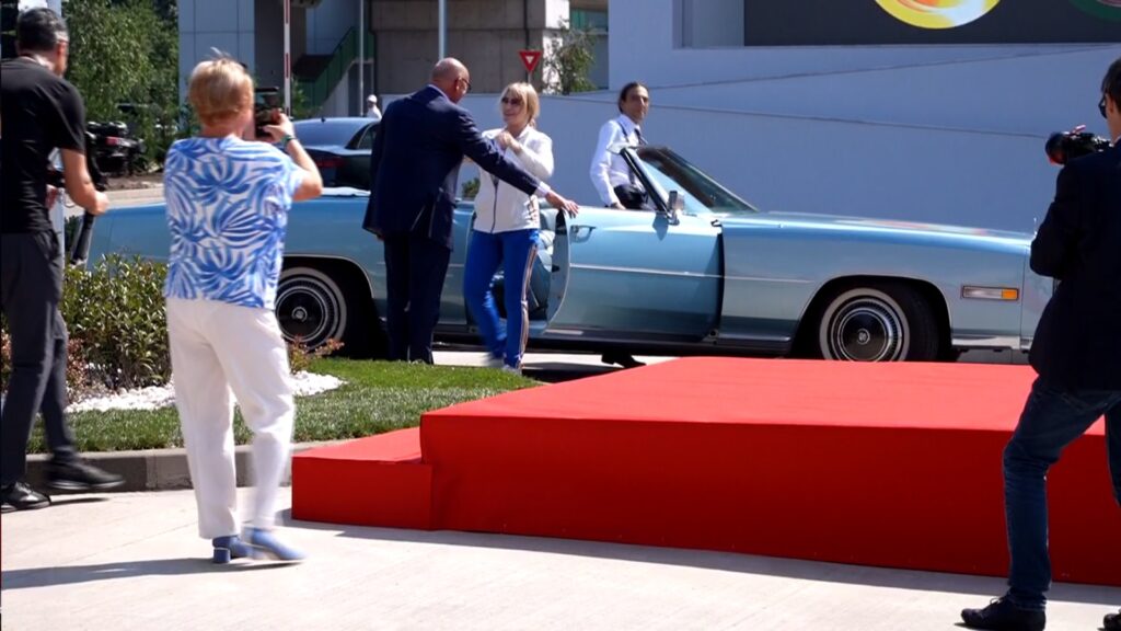 Nadia Comăneci, la inaugurarea sălii care-i poartă numele