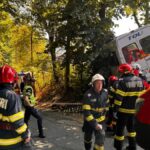 Imagine cu accidentul din Câmpulung
