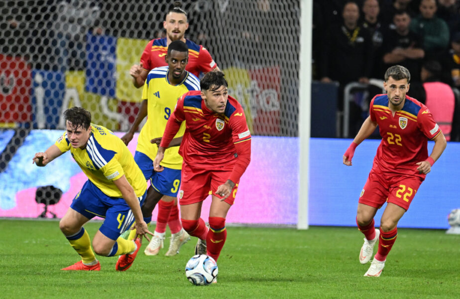 Notele primite de jucătorii români după 1-2 contra Suediei! Cine a fost cel mai slab tricolor