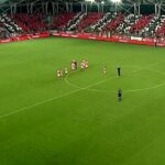Scenografie impresionantă la derby-ul Dinamo – FCSB! Stadionul Arcul de Triumf a devenit alb-roşu