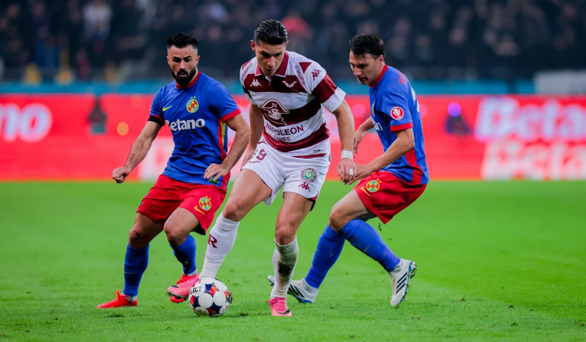 Alex Dobre în meciul cu FCSB