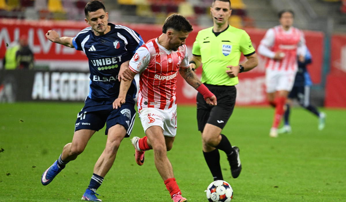 Andrei Dumiter în meciul cu Dinamo