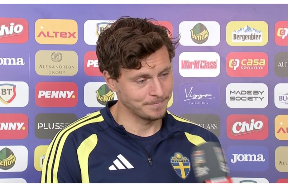 Victor Lindelof recunoaşte problemele Suediei, dar vine cu o declaraţie războinică: „Obiectivul nostru este acesta”