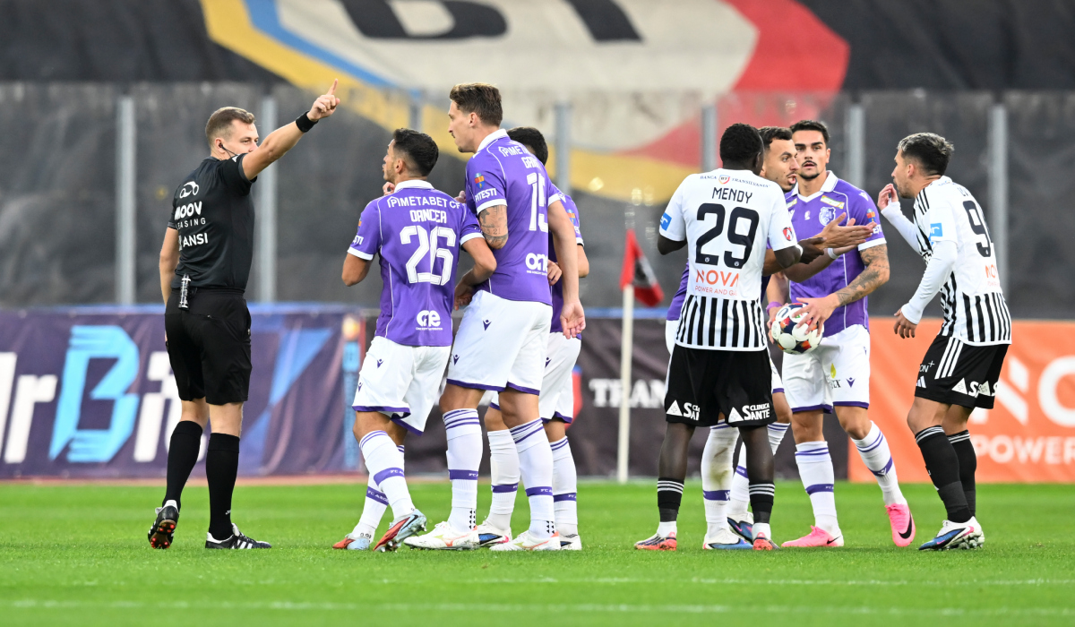 Cadru din Universitatea Cluj - FC Argeș