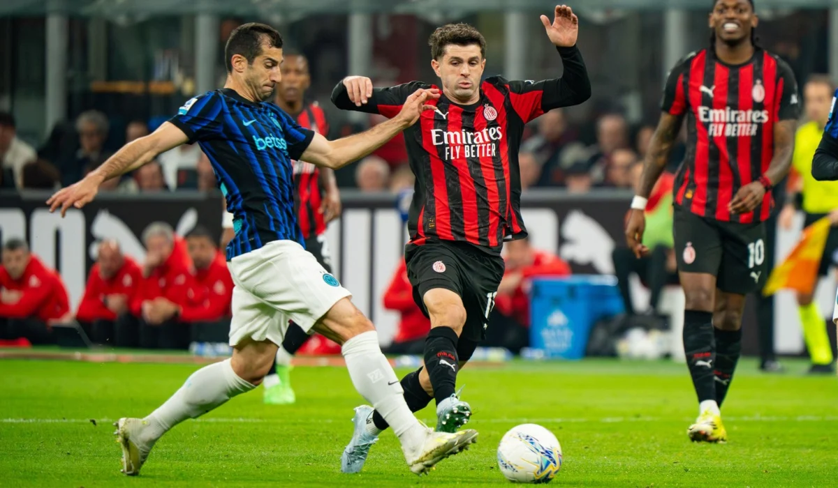 Christian Pulisic într-un meci cu Inter