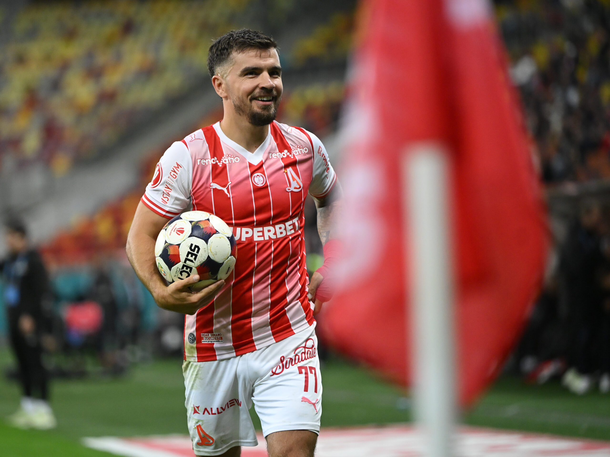 Danniel Charles Armstrong a marcat primul gol în victoria lui Dinamo cu FC Botoșani / SPORT PICTURES