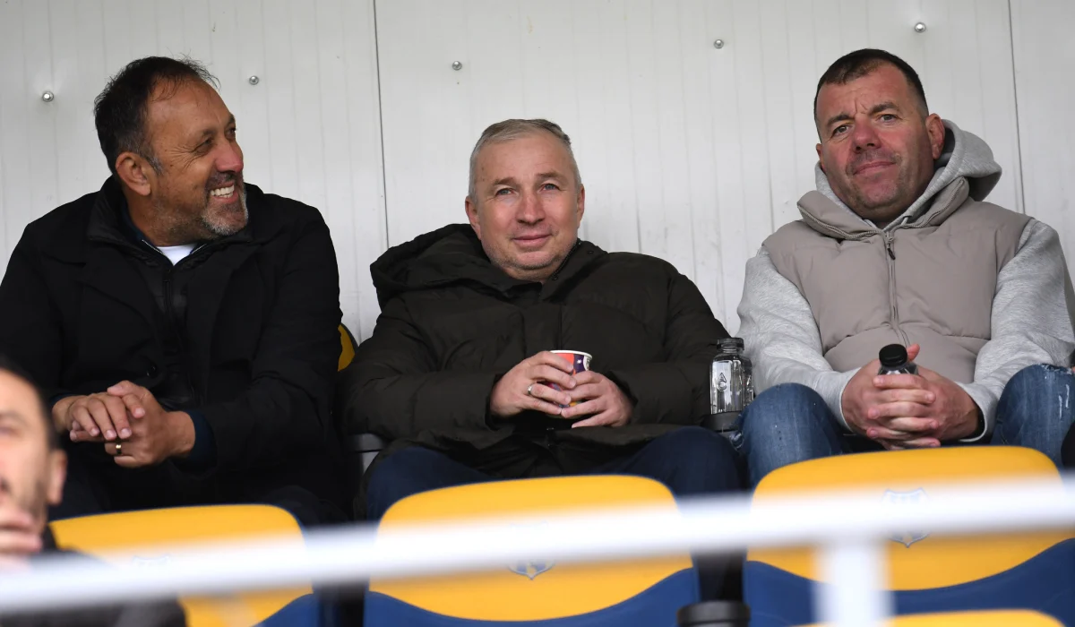 Dan Petrescu, la meciul Unirea Slobozia - Concordia Chiajna
