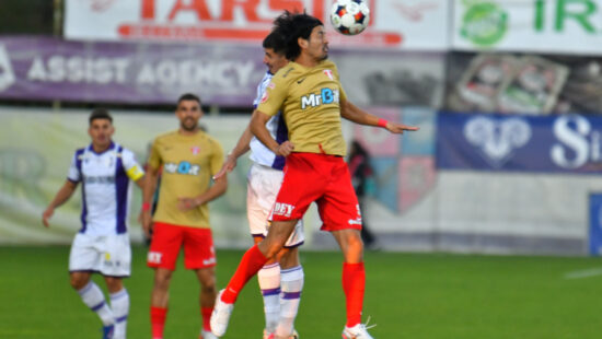 FC Argeș – UTA Arad 0-1. Victorie importantă pentru Adrian Mihalcea