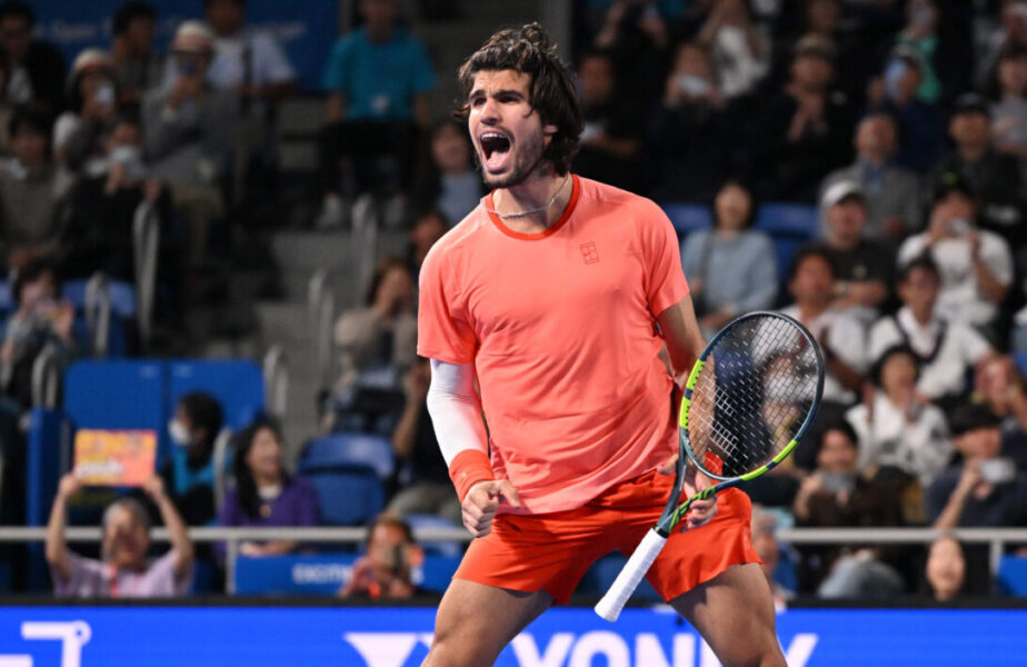 Carlos Alcaraz, primul titlu după o pauză de șapte luni. Spaniolul e din nou campion la Tokyo