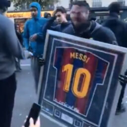 A venit la protest și a plecat acasă cu tricoul semnat de Messi! Cum a fost posibil acest lucru în Paris