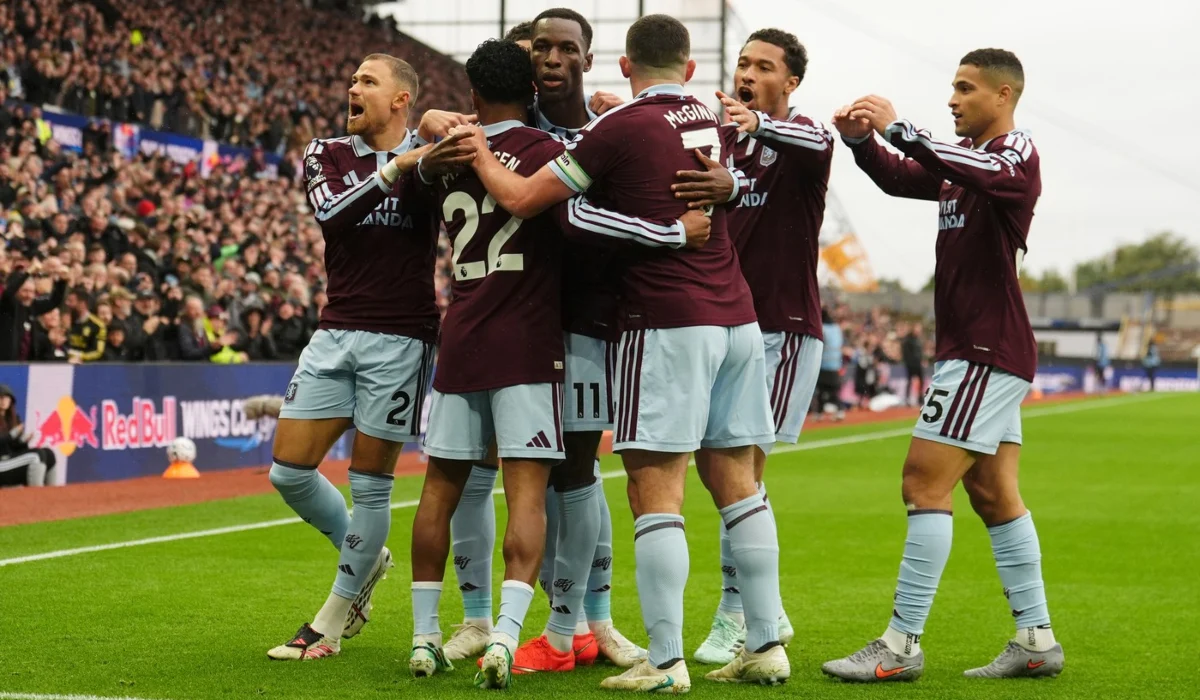 Jucătorii de la Aston Villa