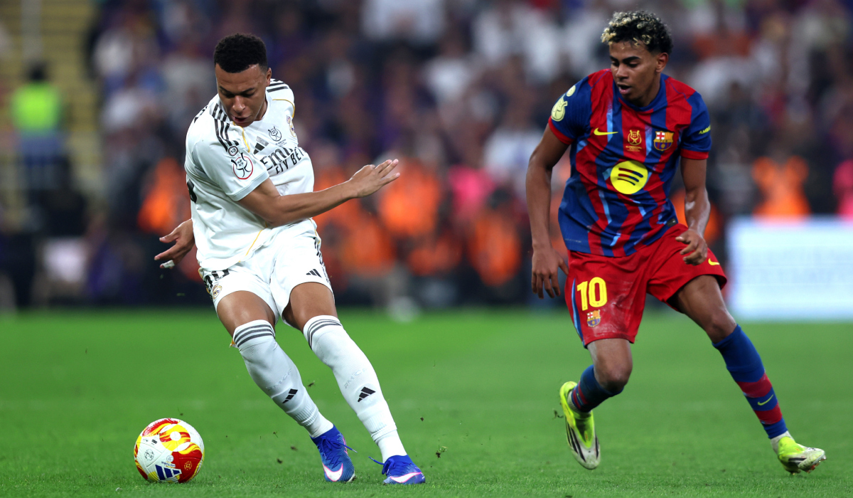 Kylian Mbappe și Lamine Yamal