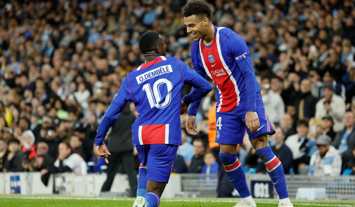 Ousmane Dembele și Desire Doue