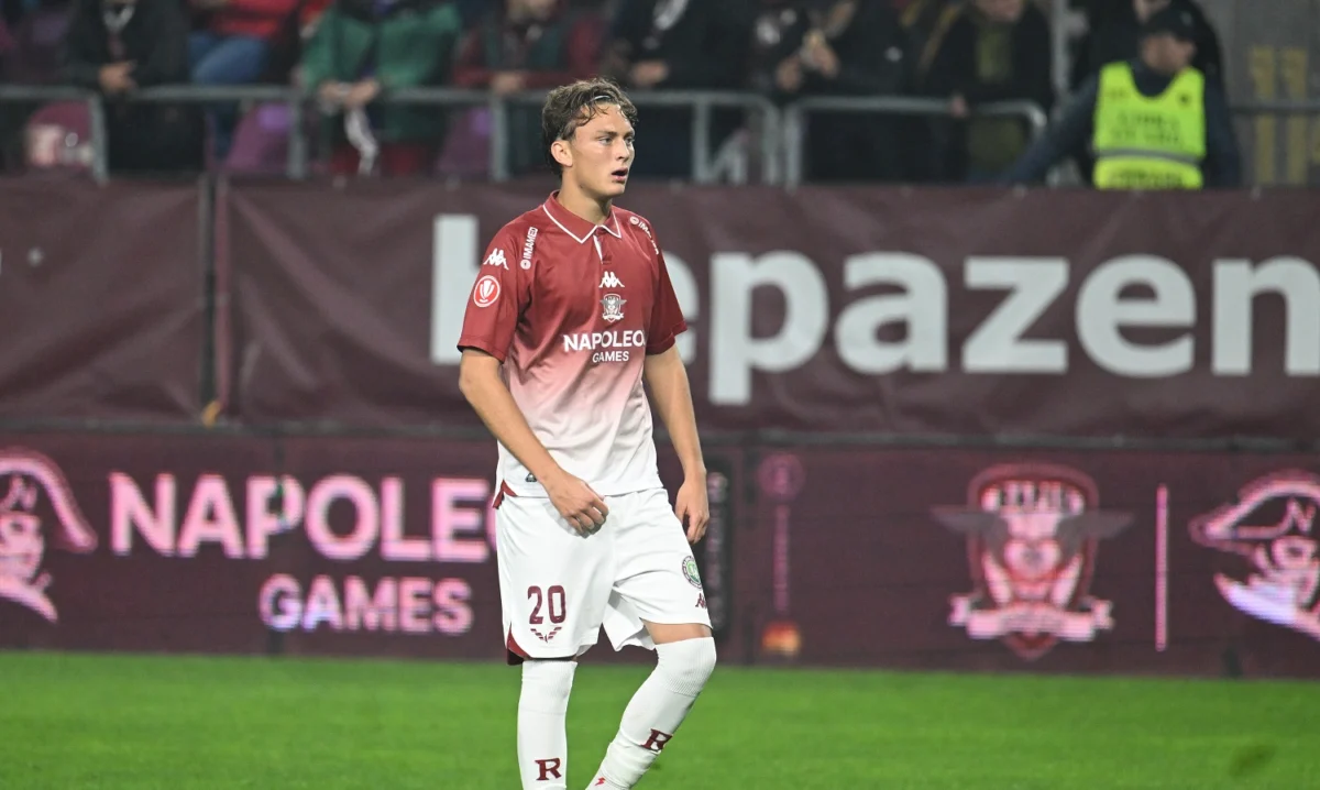 Andrei Sucu a fost titular în premieră pentru Rapid / SPORT PICTURES
