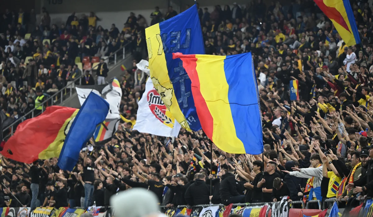 Suporteri români pe Arena Națională