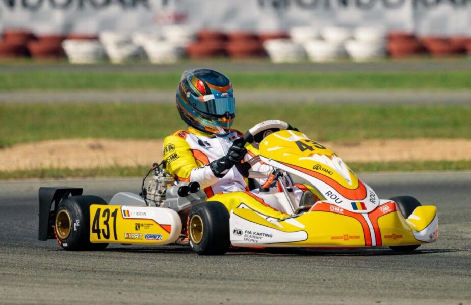 Tudor Jercan concurează la Cupa Mondială FIA Karting de la Viterbo