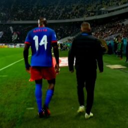 Arnold Garita nu a prins pauza în derby-ul cu Rapid! Atacantul, înlocuit de Laurențiu Reghecampf