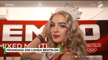 Jurnal Antena Sport | Ariana Androne, dublă campioană europeană la kempo, va reprezenta România la Miss Europe