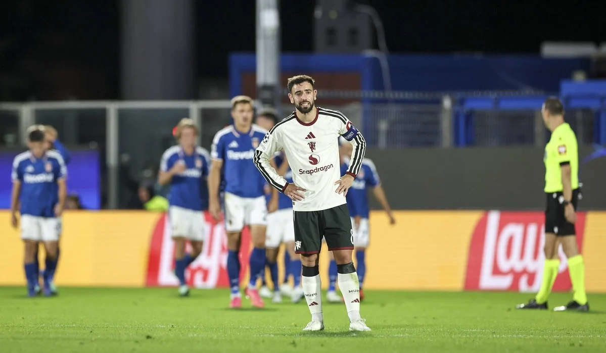 Bruno Fernandes, în Como - Manchester United 4-1