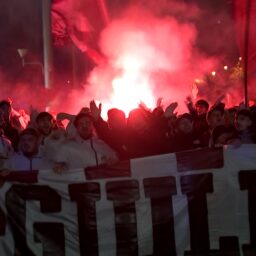 Ultraşii Rapidului, înaintea meciului cu FCSB