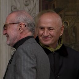 Ce a putut face Gigi Becali când l-a văzut pe George Copos la înmormântarea lui Viorel Păunescu. Nume mari, prezente la slujbă