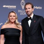 Harry Kane, alături de soţia sa, la Gala Balonului de Aur 2026