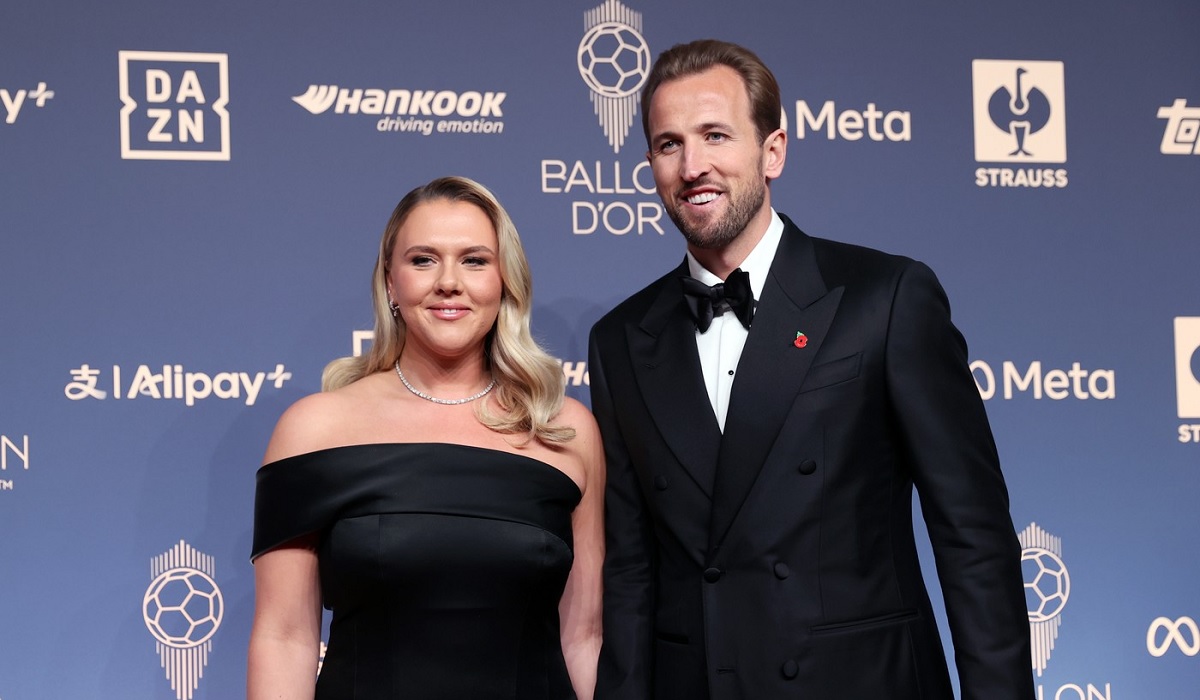 Harry Kane, alături de soţia sa, la Gala Balonului de Aur 2026