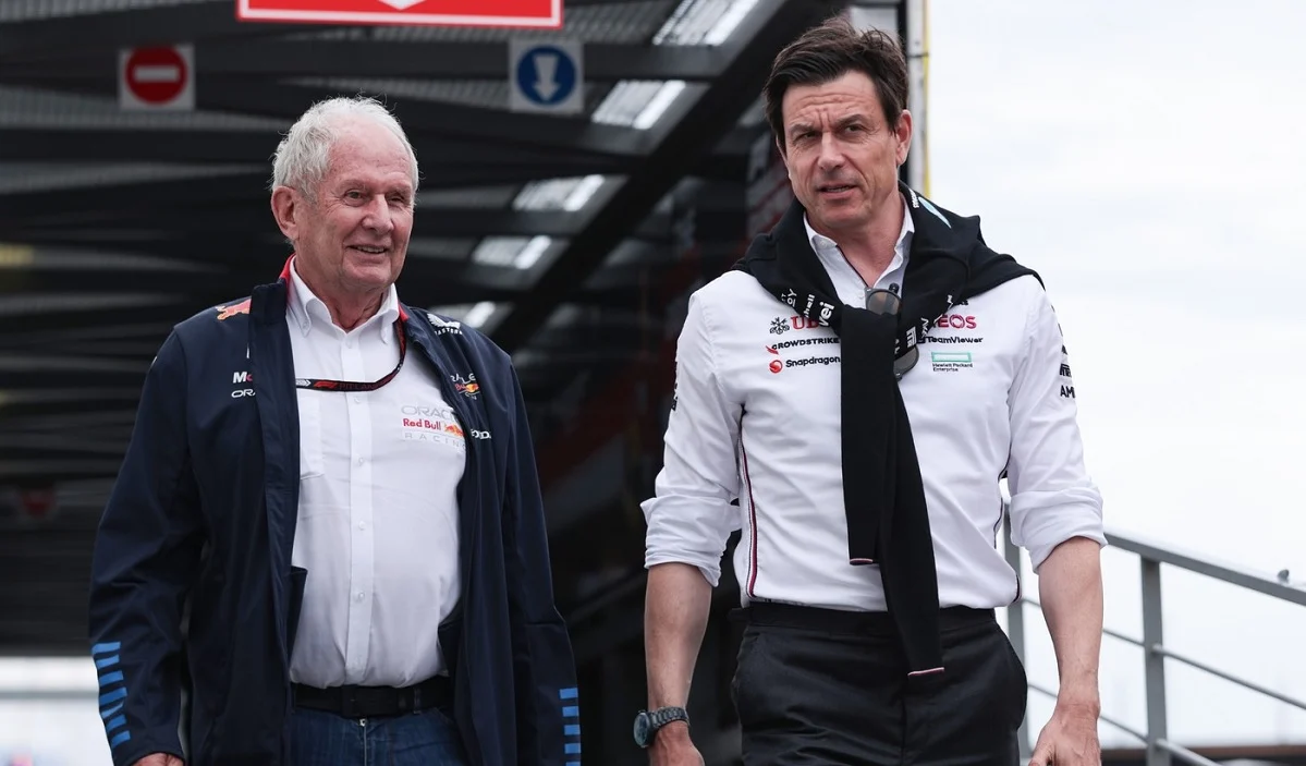 Helmut Marko şi Toto Wolff