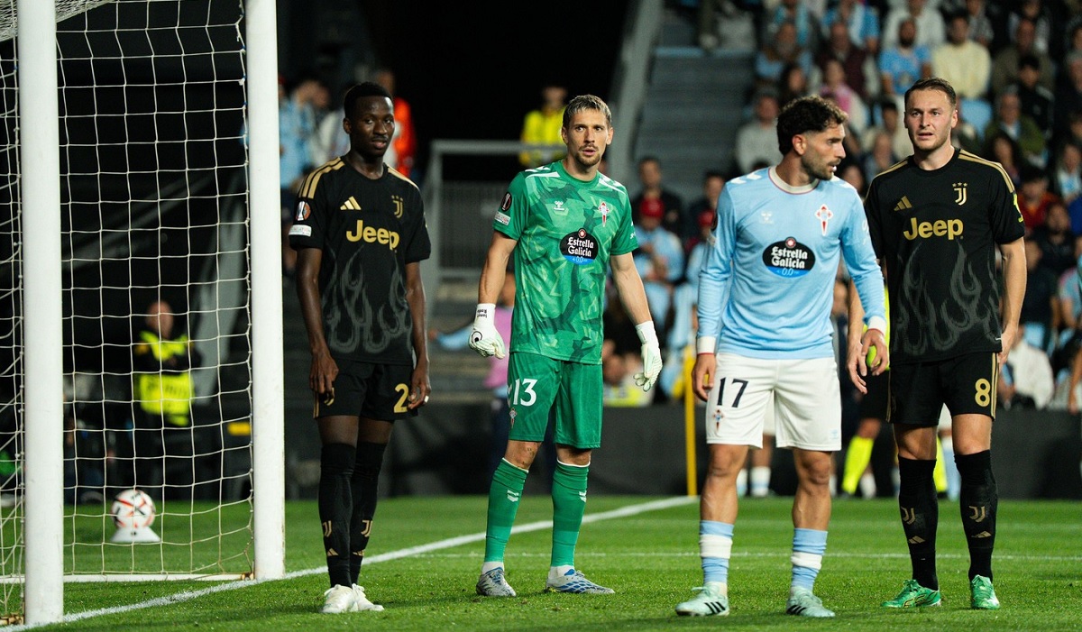 Ionuţ Radu, în timpul meciului Celta Vigo - Juventus