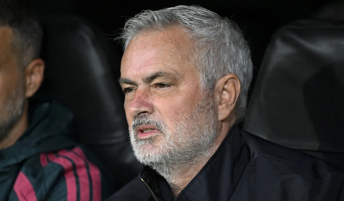 Jose Mourinho, în timpul meciului Real Madrid - Leipzig