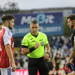 Moment controversat, cu Istvan Kovacs în prim-plan! Penalty întors la VAR, în Oţelul – Csikszereda