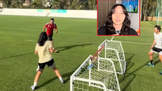 Românca ce a jucat tenis de picior cu Kvaratskhelia a rupt tăcerea: „Ştiam 100% că nu e vorba de Messi”
