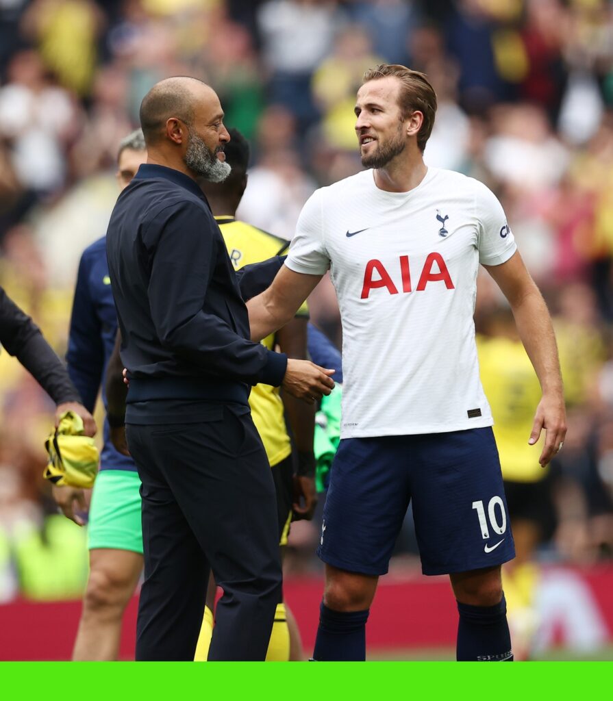 Harry Kane şi Nuno Espirito Santo