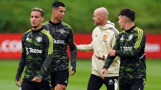 Cristiano Ronaldo, „distrus” de Erik ten Hag: „Le spunea colegilor să se menajeze la antrenamente”