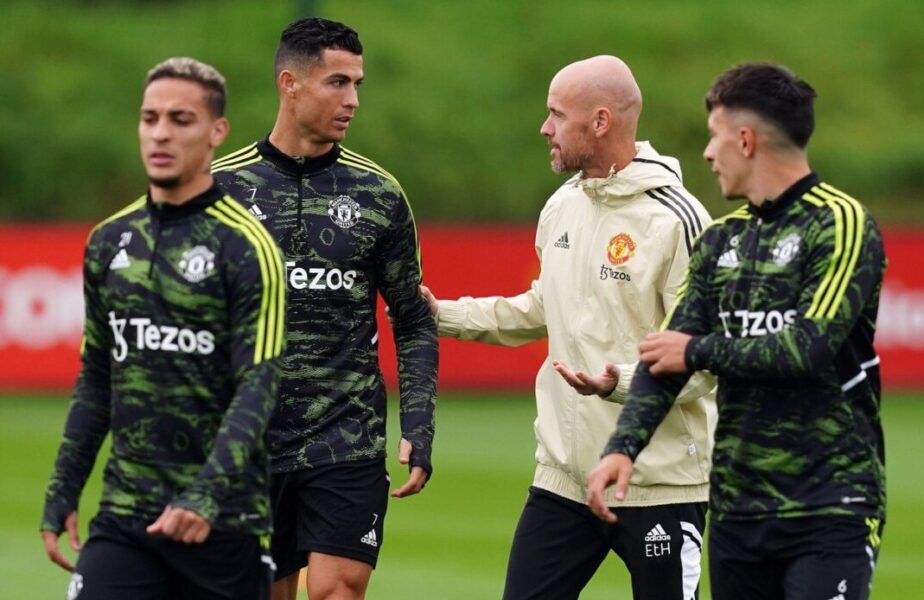Cristiano Ronaldo, „distrus” de Erik ten Hag: „Le spunea colegilor să se menajeze la antrenamente”