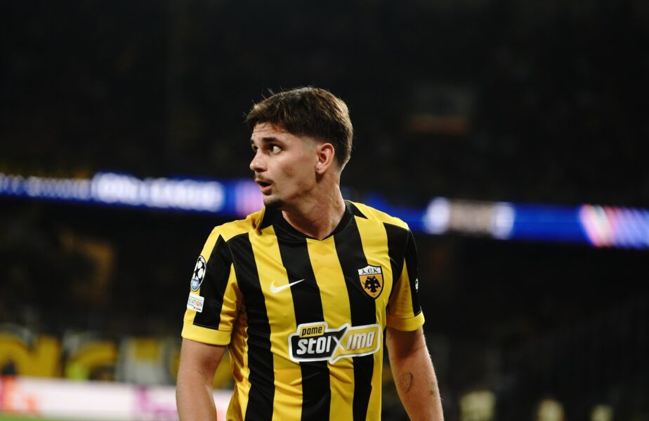 Răzvan Marin, printre cei mai buni de la AEK Atena în eșecul cu Șahtior! Nota primită de internaționalul român
